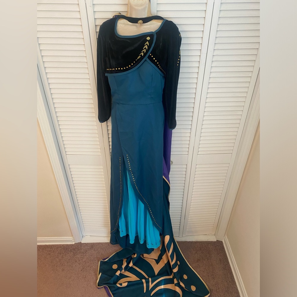 Anna Frozen 2 Coronation Dress Cosplay Halloween Disney
